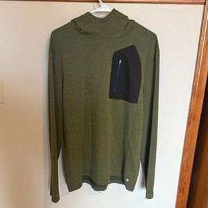 Xersion Olive Quick-Dri Hoodie